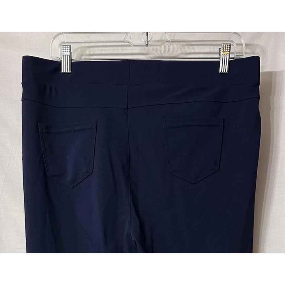 NWT Tagoo Womens Elastic Waist Navy Blue Skinny Pull On Casual Pants Size 3XL - Picture 10 of 10